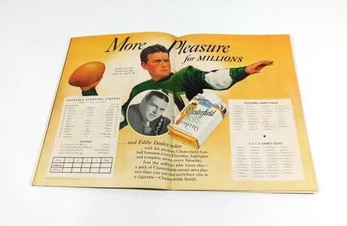 1938 UCLA at California College Football Program 10-15-38 - College Programs in Saudi Arabia
