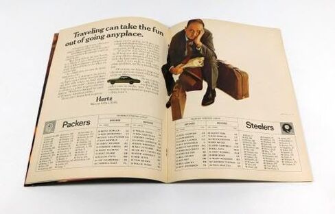 1967 Pittsburgh Steelers at Bay Packers NFL Football Program 12-17-67 - NFL Programs in Saudi Arabia