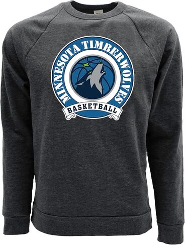 Blue 84 NBA مرخص رسميًا Tri-Blend Crewneck Sweatshirt Black in Saudi Arabia