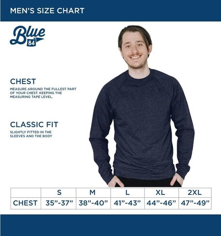 Blue 84 NBA مرخص رسميًا Tri-Blend Crewneck Sweatshirt Black in Saudi Arabia