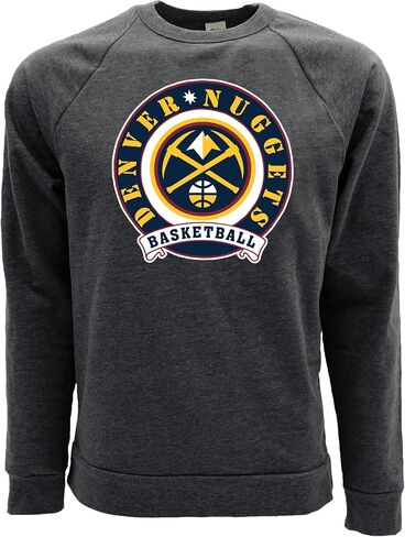 Blue 84 NBA مرخص رسميًا Tri-Blend Crewneck Sweatshirt Black in Saudi Arabia