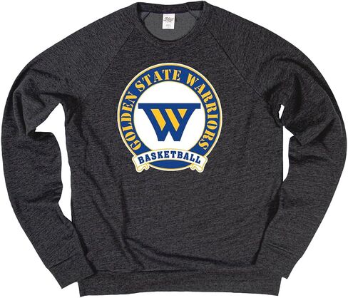 Blue 84 NBA مرخص رسميًا Tri-Blend Crewneck Sweatshirt Black in Saudi Arabia
