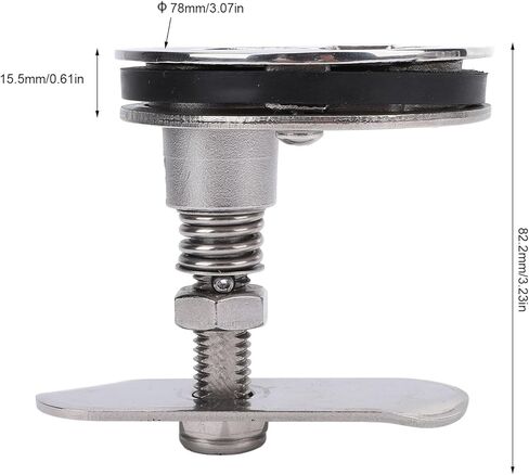 Aramox Boat Cam Latch, 316 Stainless Steel T Handle Marine Hatch Lock for RV Yacht Motorhomes, Portable, Secure, Boat Cam Latch, Latch Lock, Cam Latch in Kuwait