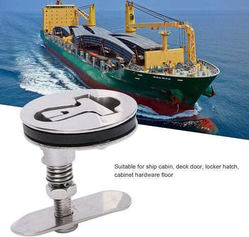 Aramox Boat Cam Latch, 316 Stainless Steel T Handle Marine Hatch Lock for RV Yacht Motorhomes, Portable, Secure, Boat Cam Latch, Latch Lock, Cam Latch in Kuwait