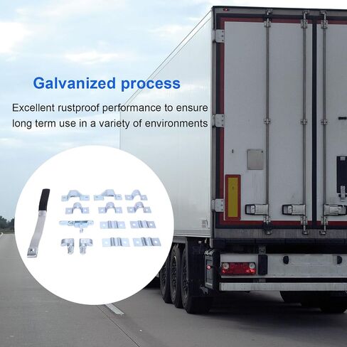 Haofy Cam Action Door Lock Kit, Metal Trailer Door Cam Lock, Galvanized Finish, Secure Latch, Quick Installation, Durable Protection, Adaptability for Cargo Trailer in Saudi Arabia