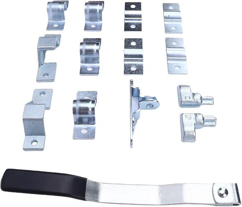 Haofy Cam Action Door Lock Kit, Metal Trailer Door Cam Lock, Galvanized Finish, Secure Latch, Quick Installation, Durable Protection, Adaptability for Cargo Trailer in Saudi Arabia