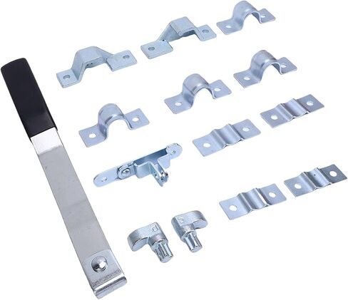 Haofy Cam Action Door Lock Kit, Metal Trailer Door Cam Lock, Galvanized Finish, Secure Latch, Quick Installation, Durable Protection, Adaptability for Cargo Trailer in Saudi Arabia