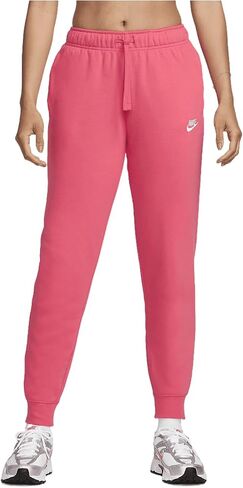 Nike Sportswear Club Fleece Women's Mid-Rise Joggers (DQ5191-629, Aster Pink/White) in Saudi Arabia