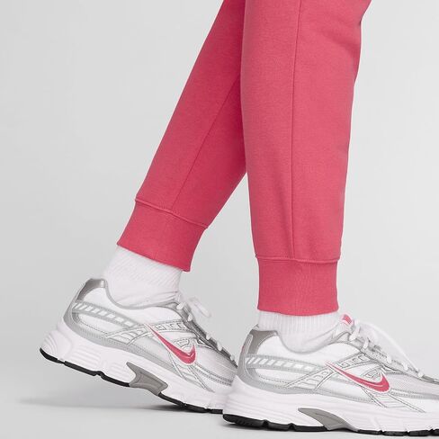 Nike Sportswear Club Fleece Women's Mid-Rise Joggers (DQ5191-629, Aster Pink/White) in Saudi Arabia