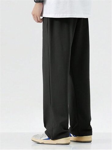 Men's Cross Graphic Flare Sweatpants Goth Drawstring Stacked Jogger Pants Streetwear in Saudi Arabia