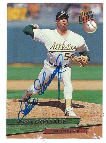 Gossage Gossage 1993 Fleer Ultra Card - بطاقات موقعة بالبيسبول in Saudi Arabia