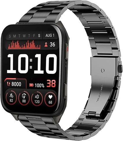 Compatible with Garmin Venu X1 Bands, Quick Release Stainless Steel Metal Replacement Straps Compatible with Garmin Venu X1 Smartwatch in Saudi Arabia