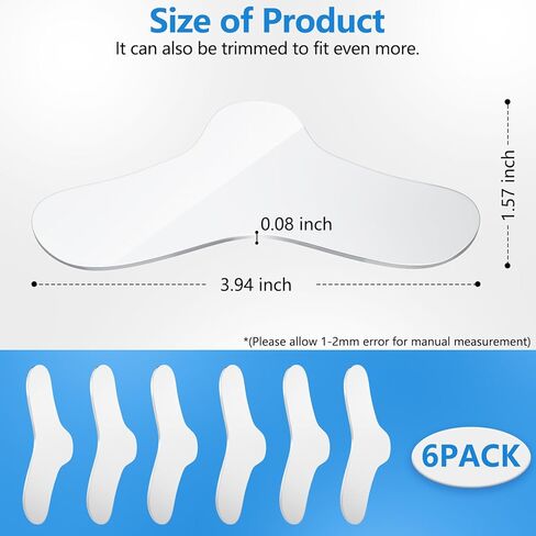 6 Pack Gel Nasal Pads for CPAP Mask, Comfortable Nose Pads for CPAP, Accessories for CPAP Machine in Saudi Arabia