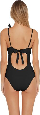 BECCA Women's Color Code Asymetrical One Piece Swimsuit, Adjustable, Bathing Suits in Saudi Arabia