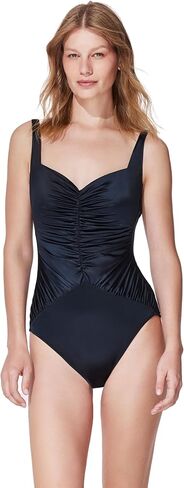 Gottex Sweetheart Ruched One Piece - Built-in Soft Cups, Adjustable Straps, Tummy Control, Front & Back Lining in Saudi Arabia