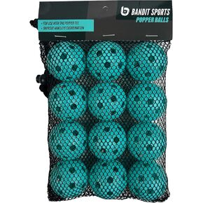 كرات البيسبول البلاستيكية المصغرة ، مصنوعة من مواد مقاومة للانتعاش والارتداد ، كرات البيسبول الممارسة المثالية للبيسبول وضرب الكرة (24 كرات تدريب على البيسبول) in Kuwait