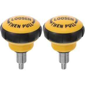 YARNOW 2Pcs Fitness Equipment Spring Knob Pop Pin, Replacement Part for Exercise Bikes, Abs, Yellow, 2.3 x 2.9 Inch in Saudi Arabia