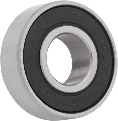 [8-Pack] R6-2RS - Deep Groove Radial Ball Bearing 3/8 in x 7/8 in x 0.2812 in (ID x OD x W) | 9.525 mm x 22.225 mm x 7.142 mm (ID x OD x W) with Double Rubber Seal, Clearance C3 in Saudi Arabia
