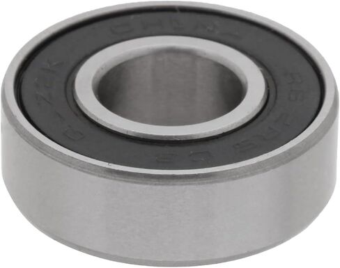 [8-Pack] R6-2RS - Deep Groove Radial Ball Bearing 3/8 in x 7/8 in x 0.2812 in (ID x OD x W) | 9.525 mm x 22.225 mm x 7.142 mm (ID x OD x W) with Double Rubber Seal, Clearance C3 in Saudi Arabia