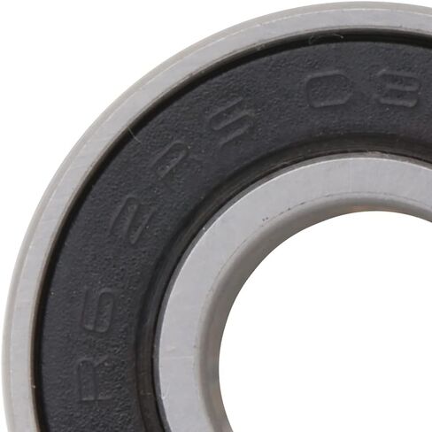 [8-Pack] R6-2RS - Deep Groove Radial Ball Bearing 3/8 in x 7/8 in x 0.2812 in (ID x OD x W) | 9.525 mm x 22.225 mm x 7.142 mm (ID x OD x W) with Double Rubber Seal, Clearance C3 in Saudi Arabia