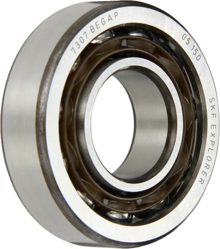 SKF 7318 BEGAP Medium Series Angular Contact Bearing, Light Preload, ABEC 1 Precision, 40° Contact Angle, Open, Polyamide/Nylon Cage, Normal Clearance, 90mm Bore, 190mm OD, 43mm Width in Saudi Arabia