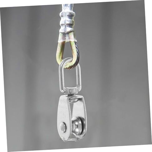 PRETYZOOM Single Crane Pulley 10 Pack Stainless Steel Lifting Pulley Wheel Ceiling Mount for Heavy Duty Use in Saudi Arabia