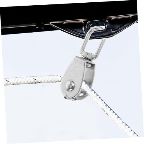 PRETYZOOM Single Crane Pulley 10 Pack Stainless Steel Lifting Pulley Wheel Ceiling Mount for Heavy Duty Use in Saudi Arabia