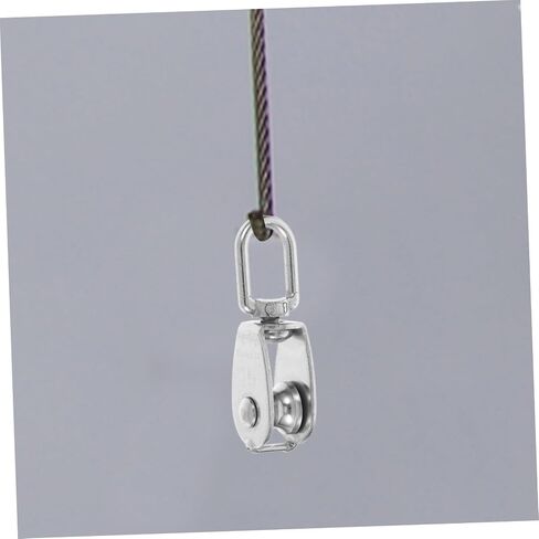 PRETYZOOM Single Crane Pulley 10 Pack Stainless Steel Lifting Pulley Wheel Ceiling Mount for Heavy Duty Use in Saudi Arabia