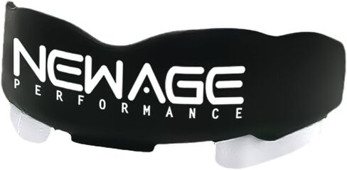 New Age Performance Sports Mouthguard ، التصميم المنخفض الخلاف ، يعزز الأداء الرياضي بما في ذلك القوة والتوازن والتحمل ، استقرار الفك للرياضة والحماية الأسنان ، (أبيض/أبيض) in Kuwait