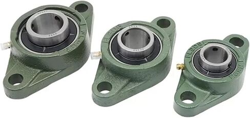 1PCS UCFL204 204-12 UCFL205 Inch 205-14 205-15 UCFL206 206-17 206-18 Cast Iron Bearing Seat(UCFL205-15) in Saudi Arabia
