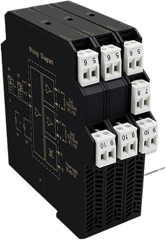 Signal Isolation Transmitter Distribution Current Voltage Multi Output 4-20MA 0-5V 0-10V with Power Supply(1 in 2 Out,0-20MA_0-20MA-01_DC) in Saudi Arabia