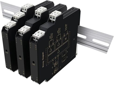 Signal Isolation Transmitter Distribution Current Voltage Multi Output 4-20MA 0-5V 0-10V with Power Supply(1 in 2 Out,0-20MA_0-20MA-01_DC) in Saudi Arabia