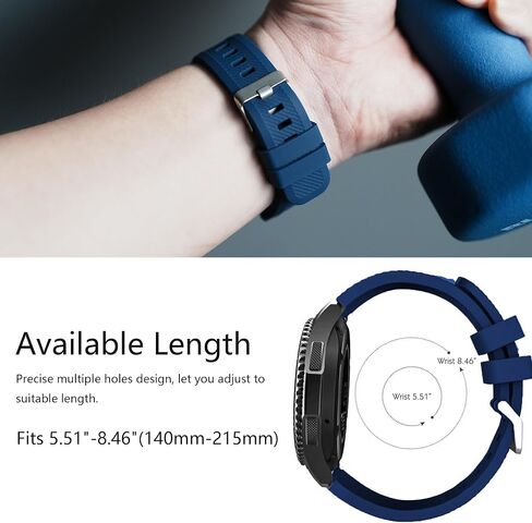 Compatible with Garmin Venu X1 Bands, Quick Release Sports Silicone Band Strap Replacement Wristband Compatible with Garmin Venu X1 Smartwatch in Saudi Arabia