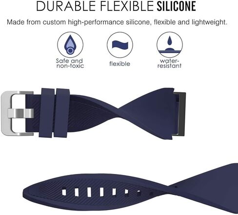 Compatible with Garmin Venu X1 Bands, Quick Release Sports Silicone Band Strap Replacement Wristband Compatible with Garmin Venu X1 Smartwatch in Saudi Arabia