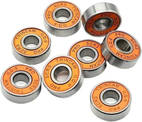 8Pcs 608-2RS ILQ-11 Orange Skateboard Bearing for Roller Skates 608-2rs 8x22x7 mm Inline Skate Bearing in Saudi Arabia