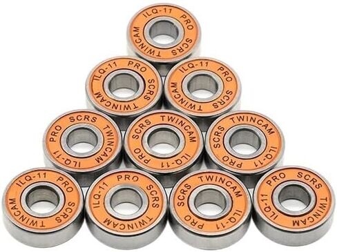 8Pcs 608-2RS ILQ-11 Orange Skateboard Bearing for Roller Skates 608-2rs 8x22x7 mm Inline Skate Bearing in Saudi Arabia