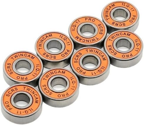 8Pcs 608-2RS ILQ-11 Orange Skateboard Bearing for Roller Skates 608-2rs 8x22x7 mm Inline Skate Bearing in Saudi Arabia