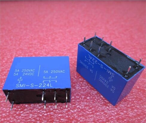 SMI-S-224L 24VDC SMI-S-224L-24VDC DC24V 5A 250VAC DIP8 5PCS in Saudi Arabia
