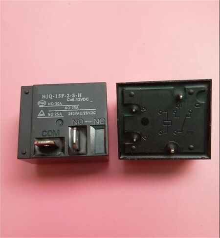12V Relay HJQ-15F-2-S-H 12VDC HJQ15F2SH 12VDC DC12V 12V 30A 240VAC 4PIN 5/10/20Pcs(20PCS) in Saudi Arabia