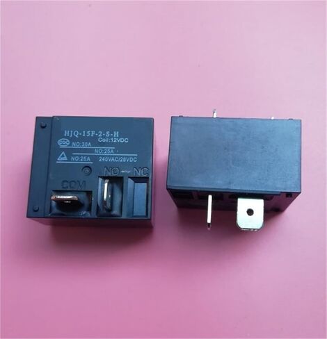 12V Relay HJQ-15F-2-S-H 12VDC HJQ15F2SH 12VDC DC12V 12V 30A 240VAC 4PIN 5/10/20Pcs(20PCS) in Saudi Arabia