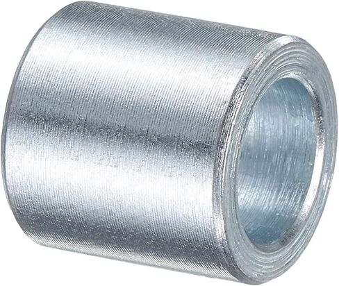 uxcell 25 Pcs Galvanized Steel Spacer 1/2" Bore x 3/4" OD x 1/8" Length, Unthreaded Standoff Bushing Plain Finish, Round Metal Spacer Fits M12 Screws Bolts in Saudi Arabia