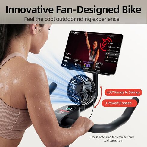 YESOUL Self Powered Exercise Bike with Exclusive Smart App, Adjustable Magnetic Resistance & 300lbs Capacity, Indoor Stationary Cycling Bike with Stable Triangle Frame, Scenic Rides & Live Classes for Home Workouts in Kuwait
