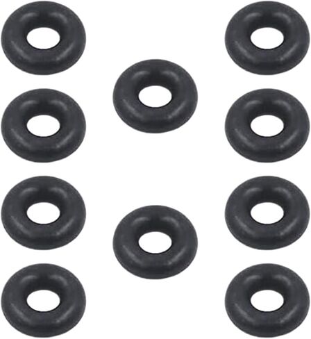 YIJU 10 Pieces Rubber O Rings for 5mm/6mm Cable Gym Machine Accessories Fittings Replacement Black 12mm Od Metric Sealing Gasket in Saudi Arabia
