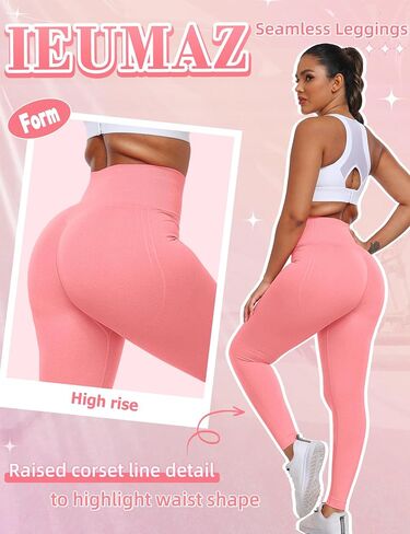 Form Seamless Workout Gym Leggings Scrunch Butt Lifting Leggings for Women High Waist Tummy Control Yoga Pants in Saudi Arabia