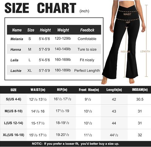 Flare Leggings, Crossover Yoga Pants with Tummy Control, High-Waisted and Wide Leg in Saudi Arabia