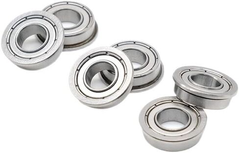 MF148ZZ Flange Bearing 8x14x4 mm ABEC-7 (10 PCS) Miniature Flanged MF148 Z ZZ Ball Bearings in Saudi Arabia