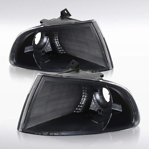 Autozensation Compatible with 1992-1995 Honda Civic EG 2Dr/3Dr Hatchback L+R Pair Assembly, Smoke Amber Lens Corner Lights in Kuwait