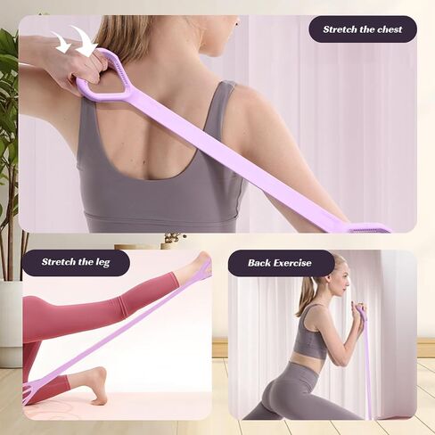 Resistance Bands, Figure 8 Fitness Resistance Bands with Handles, arm Bands for Workout in Kuwait
