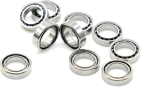 SMR85 Open Bearing 5 × 8x2 مم من الفولاذ المقاوم للصدأ محامل كرة مصغرة S MR85 L850 675 5pcs in Saudi Arabia