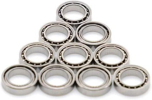 SMR85 Open Bearing 5 × 8x2 مم من الفولاذ المقاوم للصدأ محامل كرة مصغرة S MR85 L850 675 5pcs in Saudi Arabia